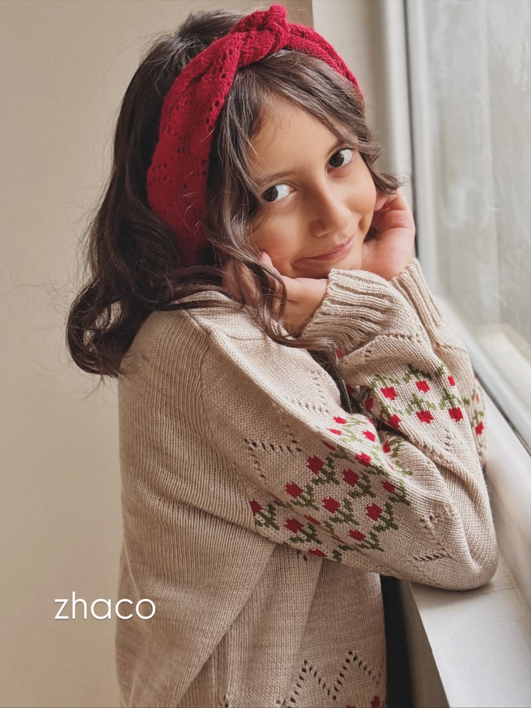 ژاکت رز رنگ کرم