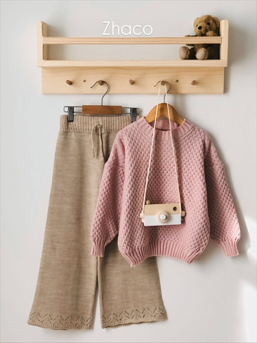 ژاکت لانه زنبوری رنگ صورتی