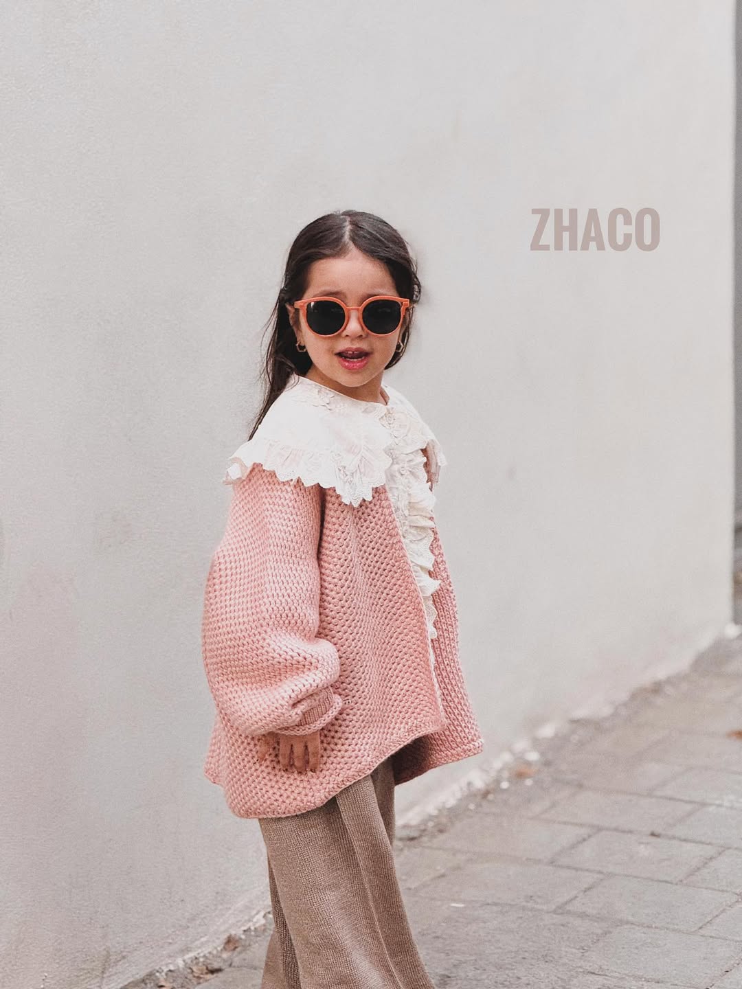 ژاکت جانا رنگ صورتی